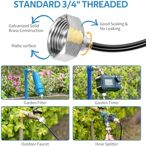 homenote Misting Cooling System, 26FT(8M) Pre-Assembled Mister Kit, 2 Pack - Image 3
