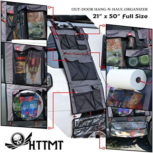 HANG-N-HAUL Storage Bag Organizer For Camping Home Office Picnic Waterproof Hanging Cargo One-Piece Bag W21" x H50" [Item Number: ET-BAG001] - Image 3