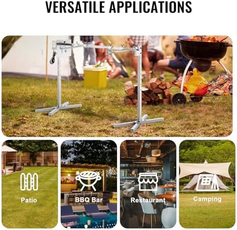 VEVOR Rotisserie Grill, 50" Baffle Electric Rotisserie Grill Kit - Image 6
