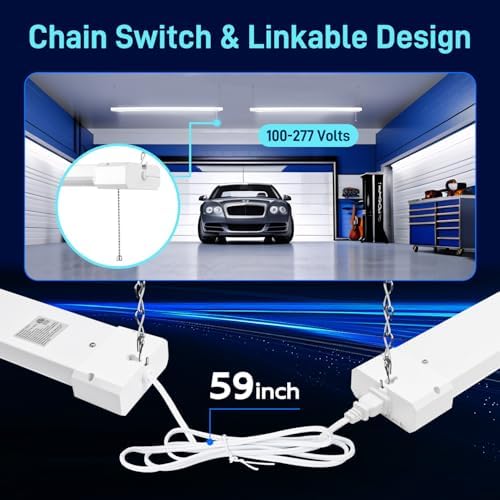 hykolity 4FT Linkable LED Shop Light for Garage, 6500LM - Image 4