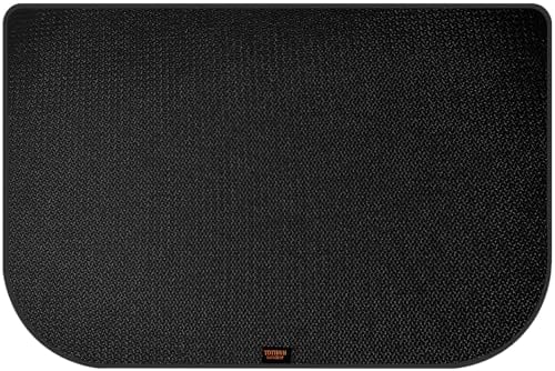 Fireplace Hearth Rug, 42 X 24 inches Fireproof Fireplace Mat by TOTIDYH