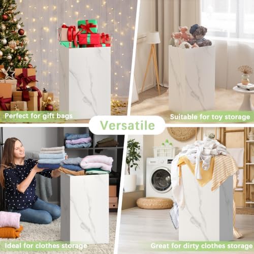 Magicheap 13 Gallon Disposable Trash Cans for Parties, 4 Pack, Marble - Image 6
