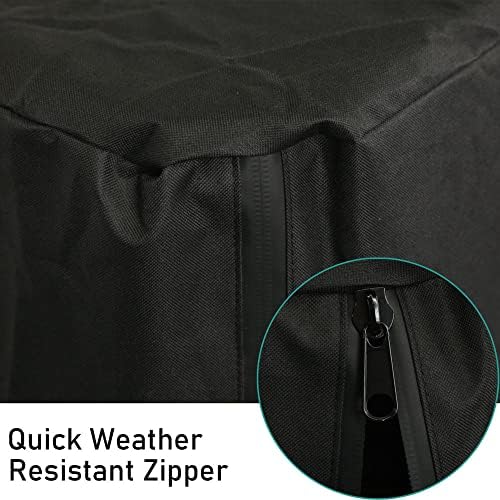 ZJYWSCH Grill Cover for Pit Boss Pro Series II 600 Wood Pellet Grill Smoker PB600PS1 600D Heavy Duty Waterproof Pit Boss 600 Grill Cover - Image 4