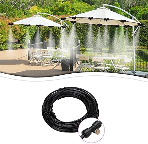QFFL Misting Cooling System, Automatic Plant Watering Sprinkler, Outdoor Spray Device, for Patio Garden Greenhouse Umbrellas Trampoline (Size : 9m) by Unknown