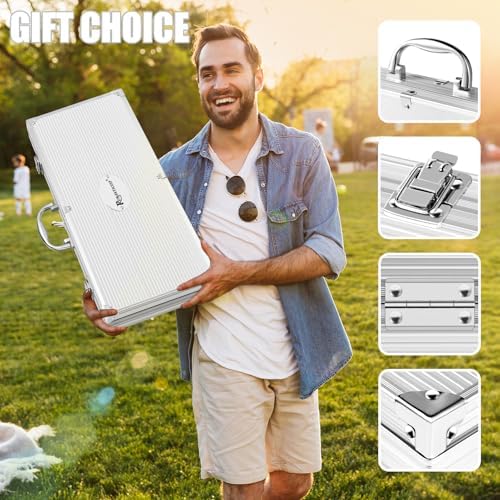 Romanticist 26pcs Stainless Steel BBQ Tools Grilling Accessories Set, Black - Image 6