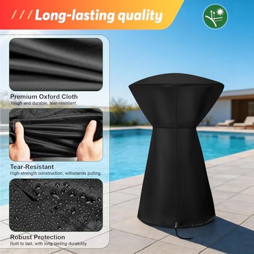 Patio Heater Cover 17"D for Cuisinart COH-500 Tabletop Heater - Image 4