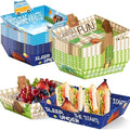 Fancy Land Camping Party Supplies Nacho Boats Camping Adventure Paper Trays by FancyLand