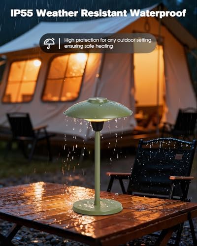 Electric Patio Heater, 1500W Portable Tabletop Infrared Heater - Image 5