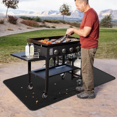 65x39 inches Large Under Grill Mats for Blackstone Outdoor Deck BBQ - Image 7