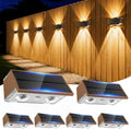 Solar Fence Lights Outdoor, 6 Pack Fence Solar Lights Waterproof by Unknown