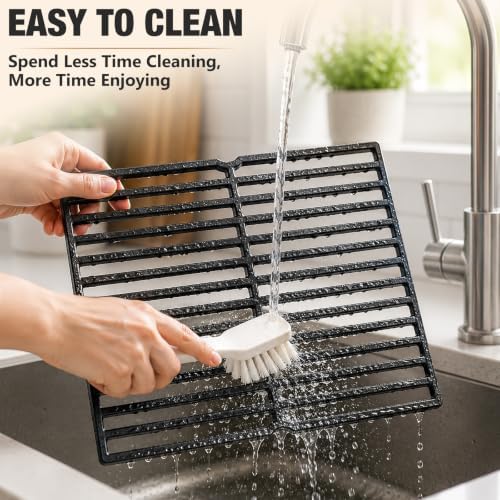 QuliMetal 15" Cast Iron Grill Grates for Weber Spirit 200 Side Control - Image 5