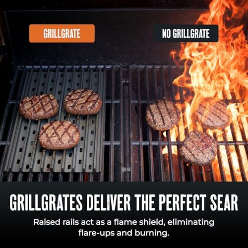 GrillGrate Flavor Zone | Universal Grill Accessory for Gas Grills, Pellet Grills, or Charcoal Grills | Hard Anodized Aluminum | 15 for Any Grill - Image 3