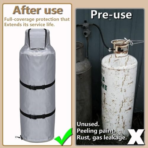 Propane Tank Insulated Cover 100lb Gas Van Insulated Storage - Image 6
