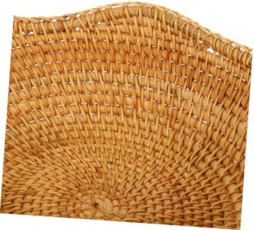 Rattan round Elevated Storage Basket for Snacks and Nuts - Image 3