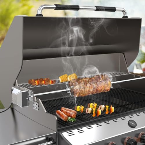 onlyfire Universal Grill Rotisserie Kit with 37"×1/2" Hexagon Spit Rod - Image 5