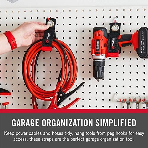 VELCRO Brand Easy Hang Extension Cord Organizer Holder, 18", Holds 100lbs - Image 4