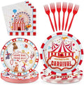Grencian 96Pcs Carnival Party Decorations, Serves 24 by Grencian