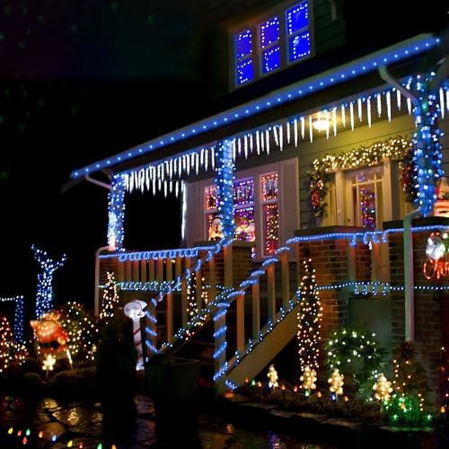 Solar Rope Lights, 2 Packs Total 132ft 400LED Solar String Lights, 8 Modes - Image 6
