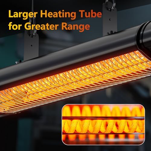 Electric Outdoor Heater, Infrared Patio Heater for Outdoor/Indoor Use - Image 4