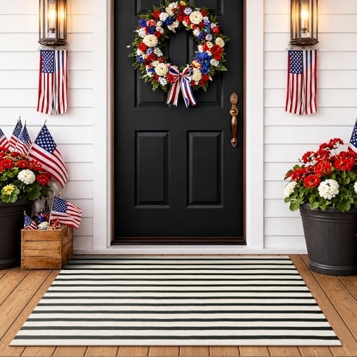 OJIA Fall Front Door Mat Outside Entrance 24"x51" Outdoor Mat Porch Rug - Image 7
