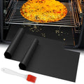 Oven Liners for Bottom of Oven, 2 Pack Reusable Large Thick Heavy Duty Teflon Oven Mat Set, Non Stick Oven Mats for Bottom of Electric Oven Gas Oven Toaster Oven Microwave Stove Grill, Easy to Clean by MimekitchenKitchenHelper