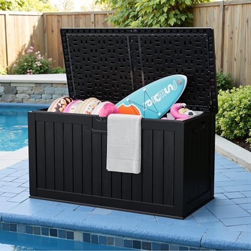 JUMMICO HDPE 250 Gallon Deck Box Double-Wall with Divider - Image 7