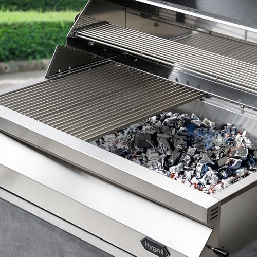 Hygrill 32-inch Stainless Steel Built-In Charcoal Grill for Outdoor Kitchen - Image 4