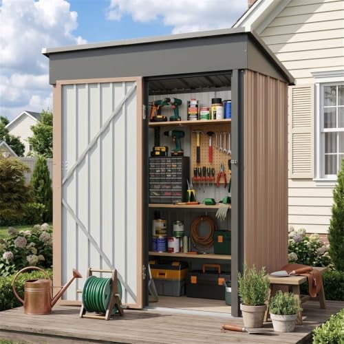Aoxun 5x3 FT Shed Outdoor Waterproof Storage Shed by Aoxun