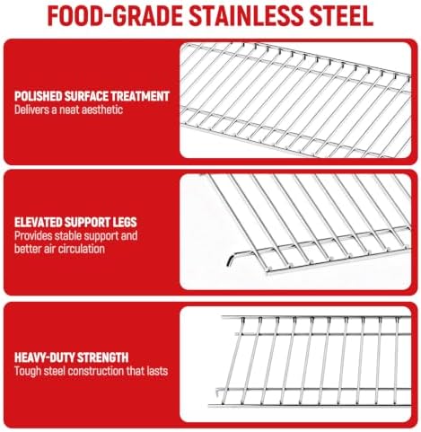 DELSbbq Grill Warming Rack for Nexgrill 720-0888S 5-Burner Grills - Image 5