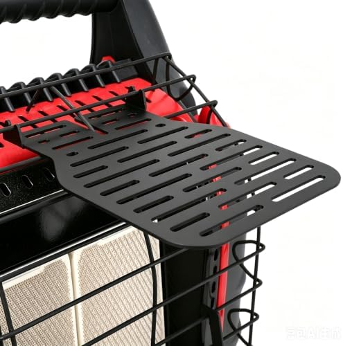 Heater Bracket, Compatible with Mr. Heater Buddy MH9BX, MH12HB, MH18B, Cooker Plate Grill Attachment Portable Cooking Grate, Multi-Purpose Holder for Outdoor - Image 2