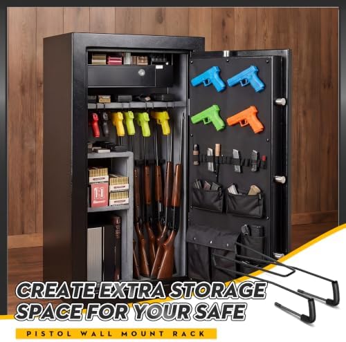 Yaocom 5 Packs for 10 Guns Pistol Rack for Gun Safe Shelf - Image 5