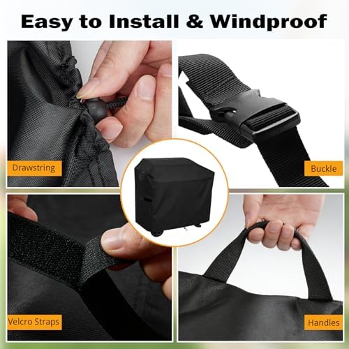 Griddle Cover for Blackstone 22" On The Go Scissor-Leg Griddle - Image 3