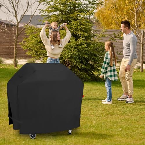 Outdoor Grill Cover Fits Cuisinart 28" Griddler and Broiler Combo CGG-9020 & 28" Griddle with Hood CGG-9748, Cover Geny Waterproof 600D Heavy Duty BBQ Griddle Covers, 54" L x 28" D x 39" H. - Image 6