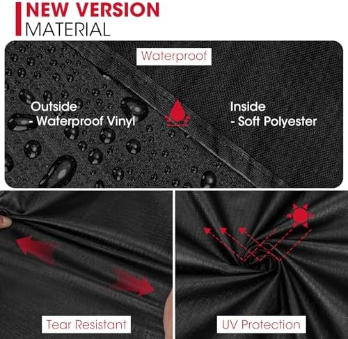 Unicook 40 Inch Electric Smoker Cover Waterproof, 28" W x 22" D x 39" H - Image 3