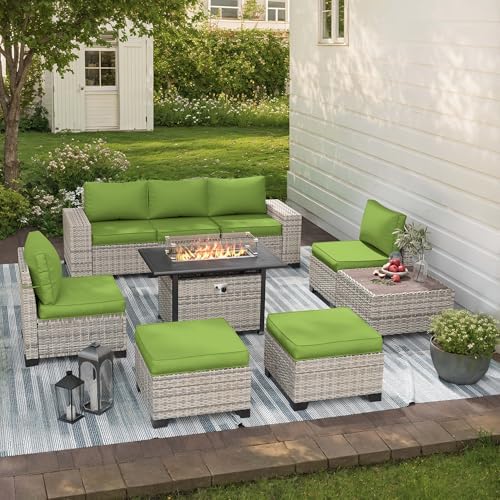 Outdoor Patio Furniture Set PE Wicker Rattan Outdoor Sectional Sofa by MuphyersPatioFurniture