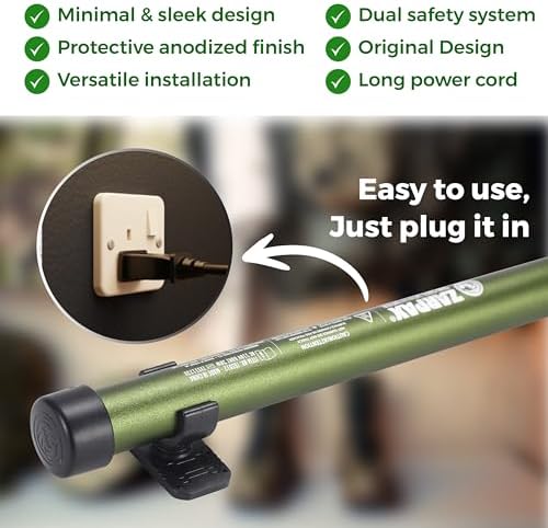 ZARPAX Gun Safe Dehumidifier Rod 24" Electric Plug In - 2 Pack - Image 5