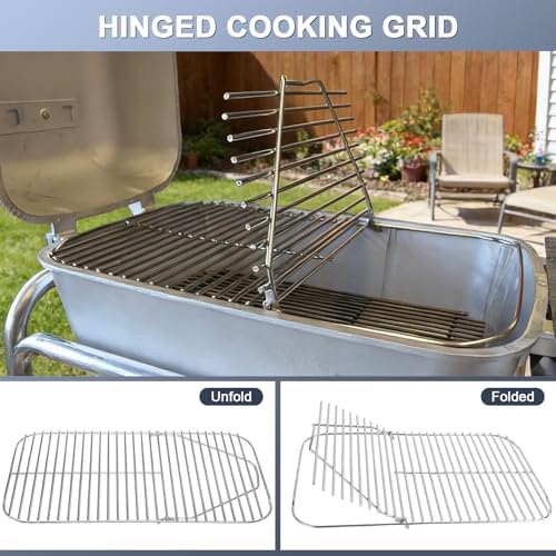 Hinged Cooking Grid for PK Grills (1997-2020) Grates PK 99011 Accessories - Image 5