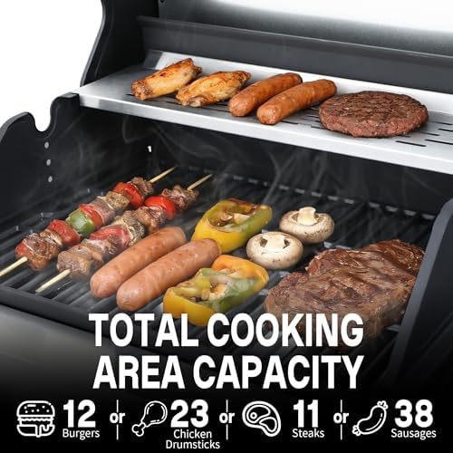 3-Burner Propane Gas Grill with Side Burner, 39,000 BTU - Image 3