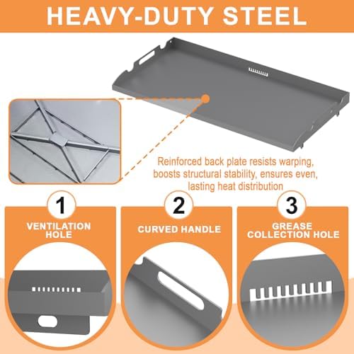 Griddle Top Replacement for Blackstone 36" Flat Top Grill w/Rear Grease - Image 4