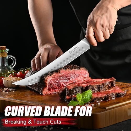 KEEMAKE Brisket Carving Knife Set, 3-Piece Slicing Knife for BBQ & Meat - Image 6