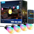 Govee S14 Bulb Outdoor String Lights 2, 48ft RGBICWW, 15 LED Bulbs, IP66 by Unknown