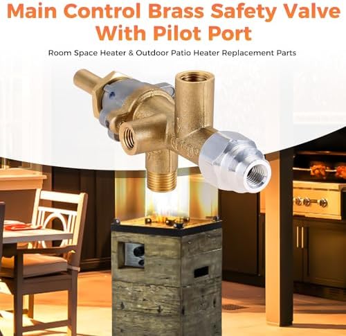 Replacement for Propane Patio Heater Control Valve & Thermocouple & Safety - Image 4