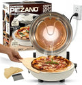 PIEZANO Crispy Crust Pizza Oven by Granitestone – 12 Inch Electric Pizza Oven Indoor Countertop Maker with Ceramic Stone Heats up to 800˚F for Delicious Stone Baked Pizzeria Style Pizza at Home by PIEZANO