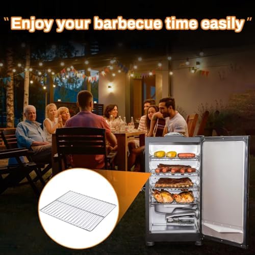 Cooking Grate Replacement Part for Masterbuilt 30 Inch Electric Smoker, 14.6" x 12.2" Grill Grids, Smoker Grates for Masterbuilt MB20071117, 20071117, MB20073519, MB26073519, MB20070421, 3 Pack - Image 7