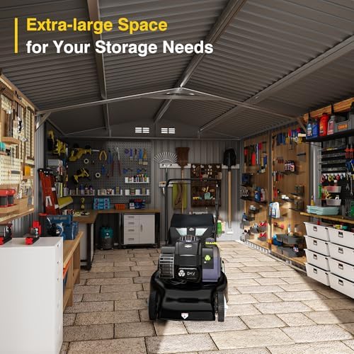 AirWire 10x16 FT Outdoor Metal Storage Shed - Image 6