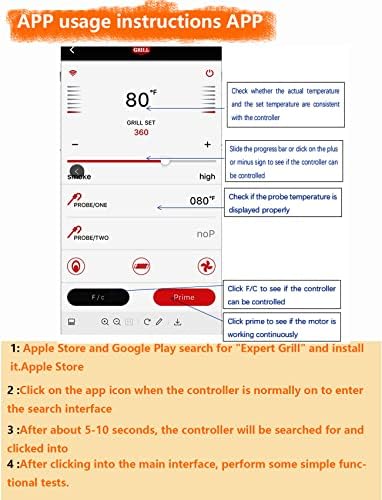 Replacement Expert Grill Digital Thermostat Controller Board with Bluetooth Function, can Connect to Mobile APP, Suitable for Expert 、Komoda and Smoking Machine XG1136224169002 - Image 6