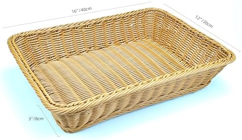 Teng Lang Fruit Baskets Wicker Bread Basket (6) - Image 5