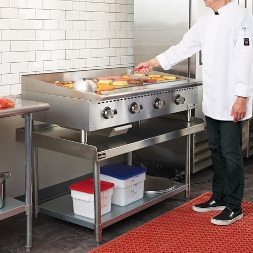Winco 48" Commercial Natural Gas Griddle - Image 4