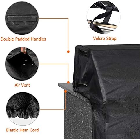 iCOVER Built-in Grill Cover 32 Inch, Heavy Duty Waterproof BBQ Grill Top Covers, Built in Grill Cover for Outdoor Grill, Outdoor Kitchen Barbecue Cover for Bull, Char-Broil, Napoleon, Weber and More - Image 5