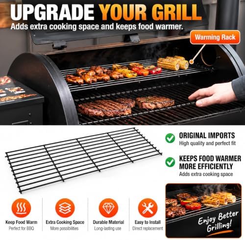 JIN BETTER GRILL PARTS Warming Rack Fit for Pitboss Wood Pellet Grills - Image 4